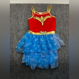 Girls DC Comic Wonder Women Costume Tutu Dress Dress Up WW84 XL 14/16 Superhero